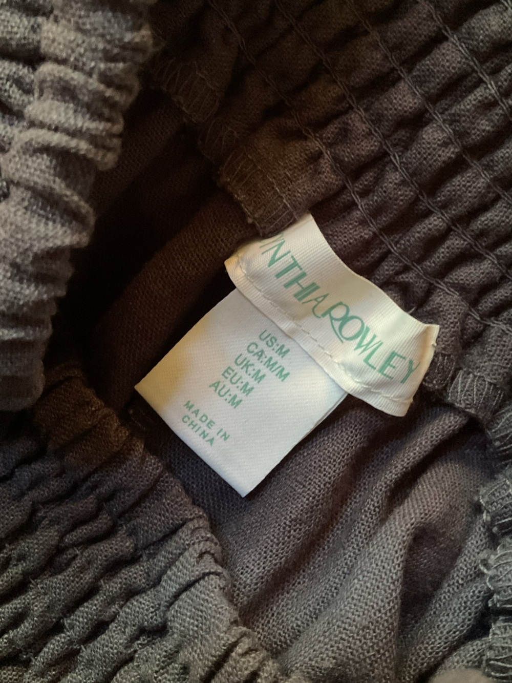 Cynthia Rowley purple linen blend pants, Medium - Picture 4 of 5